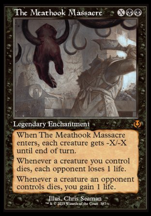(387) Magic The Gathering Innistrad Remastered: Extras Single: The Meathook Massacre (V.1)  Mythic