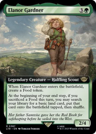 (387) Magic The Gathering The Lord of the Rings: Tales of Middle-earth: Extras Single: Elanor Gardner (V.2)  Rare