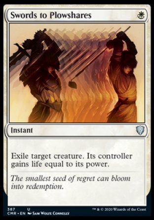 (387/361) Magic The Gathering Commander Legends: Extras Single: Swords to Plowshares (V.1)  Uncommon