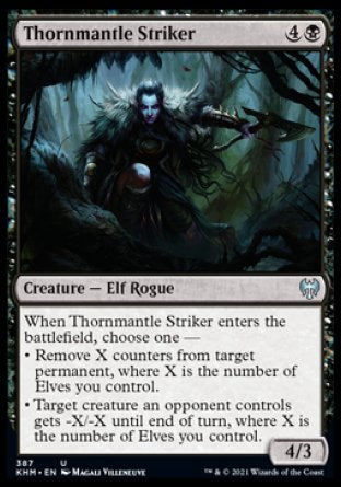 (387) Magic The Gathering Kaldheim: Extras Single: Thornmantle Striker  Uncommon
