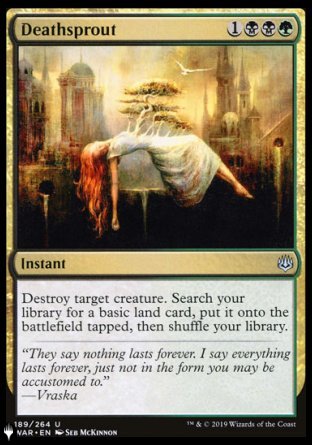 (189) Magic The Gathering The List Single: Deathsprout  Uncommon