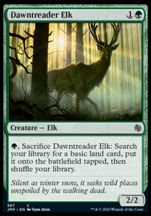 (387) Magic The Gathering Jumpstart Single: Dawntreader Elk  Common