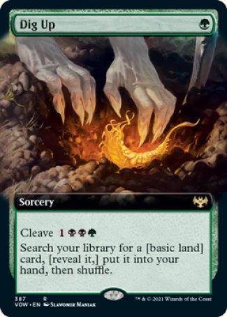(387) Magic The Gathering Innistrad: Crimson Vow: Extras Single: Dig Up  Rare