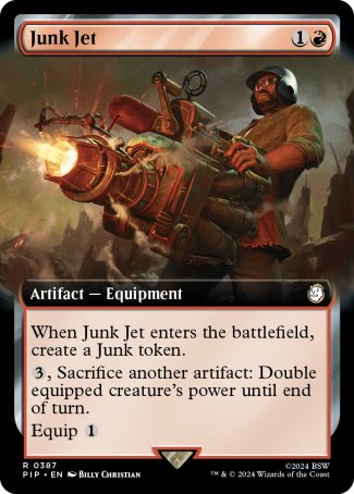(387) Magic The Gathering Universes Beyond: Fallout: Extras Single: Junk Jet (V.1)  Rare