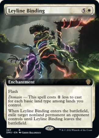 (387) Magic The Gathering Dominaria United: Extras Single: Leyline Binding  Rare