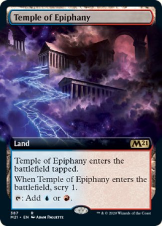 (387) Magic The Gathering Core 2021: Extras Single: Temple of Epiphany  Rare