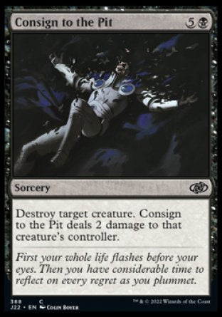 (388) Magic The Gathering Jumpstart 2022 Single: Consign to the Pit  Common