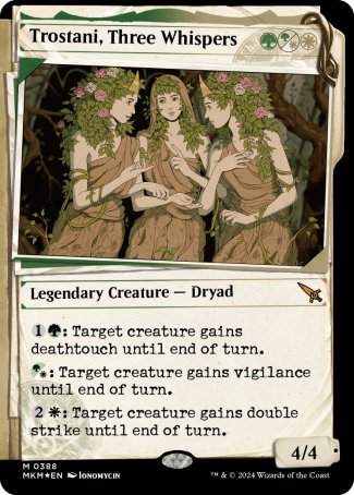 (388) Magic The Gathering Murders at Karlov Manor: Extras Single: Trostani, Three Whispers (V.3) Holo Mythic