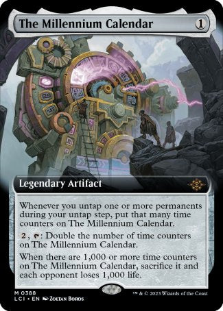 (388) Magic The Gathering The Lost Caverns of Ixalan: Extras Single: The Millennium Calendar  Mythic
