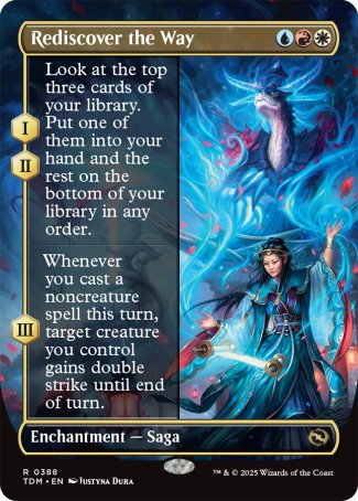 (388) Magic The Gathering Tarkir: Dragonstorm: Extras Single: Rediscover the Way  Rare