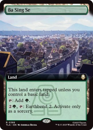 (388) Magic The Gathering Magic: The Gathering | Avatar: The Last Airbender: Extras Single: Ba Sing Se Holo Rare