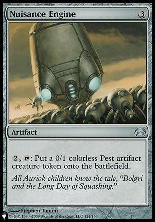 (121) Magic The Gathering The List Single: Nuisance Engine  Uncommon