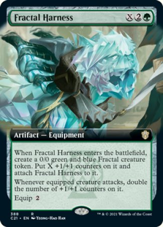 (388) Magic The Gathering Commander: Strixhaven: Extras Single: Fractal Harness  Rare