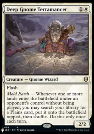 (658) Magic The Gathering The List Single: Deep Gnome Terramancer  Rare