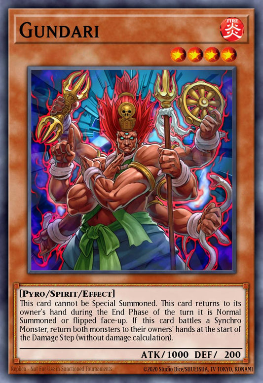 (034) YuGiOh TCG ABPF: Absolute Powerforce Single: Gundari  Common
