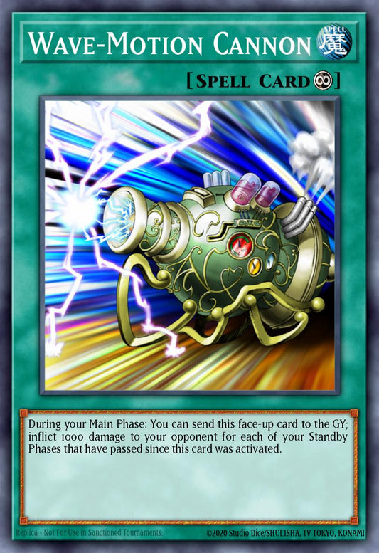 (040) YuGiOh TCG MFC: Magician's Force Single: Wave-Motion Cannon  Common