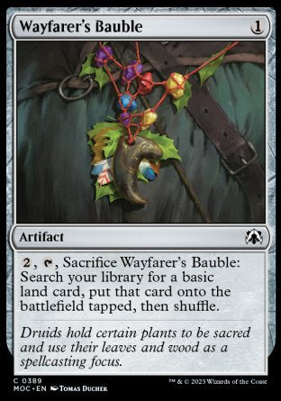 (389) Magic The Gathering Commander: March of the Machine Single: Wayfarer's Bauble  Common