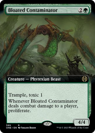 (389) Magic The Gathering Phyrexia: All Will Be One: Extras Single: Bloated Contaminator  Rare