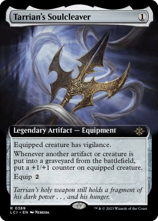 (389) Magic The Gathering The Lost Caverns of Ixalan: Extras Single: Tarrian's Soulcleaver Holo Rare