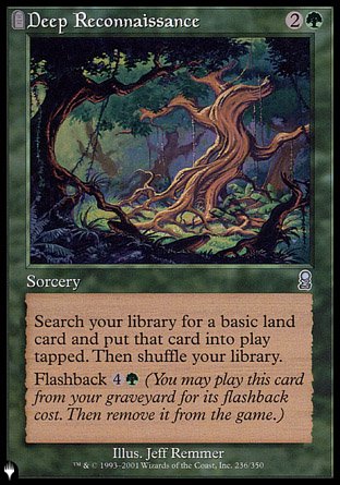 (236) Magic The Gathering The List Single: Deep Reconnaissance  Uncommon
