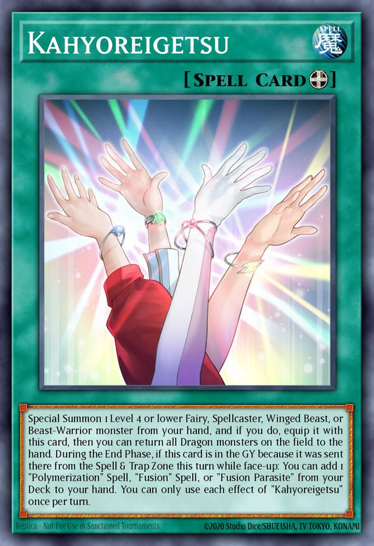 (266) YuGiOh TCG MP24: 25th Anniversary Tin: Dueling Mirrors Single: Kahyoreigetsu  Ultra Rare