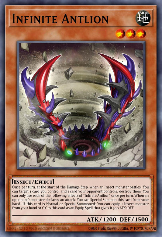 (312) YuGiOh TCG MP24: 25th Anniversary Tin: Dueling Mirrors Single: Infinite Antlion  Common