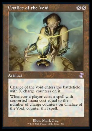 (390) Magic The Gathering Time Spiral Remastered: Extras Single: Chalice of the Void  Time Shifted