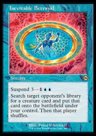 (390) Magic The Gathering Modern Horizons 2: Extras Single: Inevitable Betrayal (V.2)  Rare