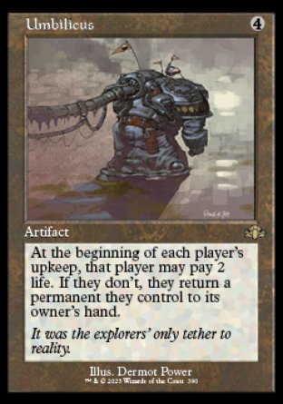 (390) Magic The Gathering Dominaria Remastered: Extras Single: Umbilicus Holo Rare