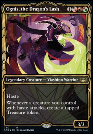 (390) Magic The Gathering Streets of New Capenna: Extras Single: Ognis, the Dragon's Lash (V.2)  Rare