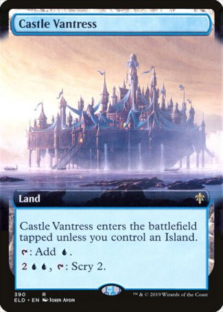 (390) Magic The Gathering Throne of Eldraine: Extras Single: Castle Vantress  Rare