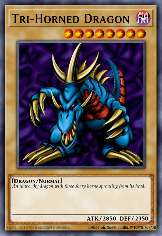 (157) YuGiOh TCG LCYW: Legendary Collection 3: Mega Pack Single: Tri-Horned Dragon  Super Rare