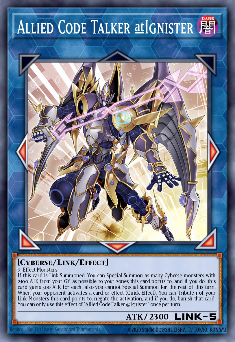 (051) YuGiOh TCG ALIN: Alliance Insight Single: Allied Code Talker @Ignister (V.1 - Secret Rare)  Secret Rare