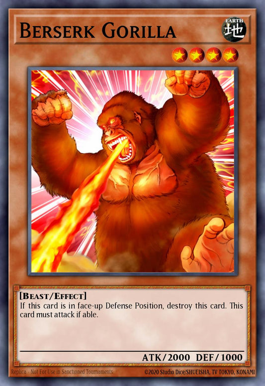 (009) YuGiOh TCG BPW2: Battle Pack 2: War of the Giants - Round 2 Single: Berserk Gorilla  Common