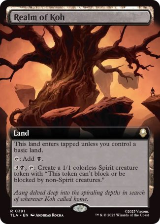 (391) Magic The Gathering Magic: The Gathering | Avatar: The Last Airbender: Extras Single: Realm of Koh  Rare