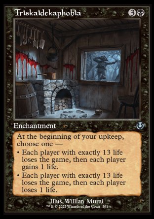 (391) Magic The Gathering Innistrad Remastered: Extras Single: Triskaidekaphobia Holo Uncommon
