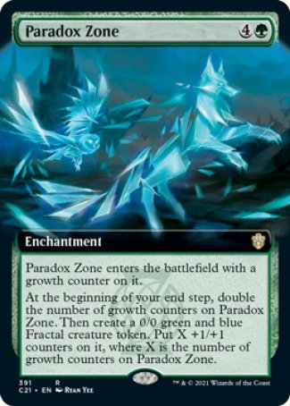 (391) Magic The Gathering Commander: Strixhaven: Extras Single: Paradox Zone  Rare