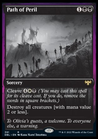 (391) Magic The Gathering Innistrad: Double Feature Single: Path of Peril Holo Rare