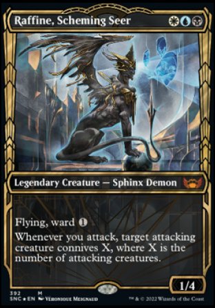 (392) Magic The Gathering Streets of New Capenna: Extras Single: Raffine, Scheming Seer (V.2)  Mythic