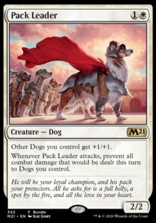 (392) Magic The Gathering Core 2021: Promos Single: Pack Leader (V.3)  Rare