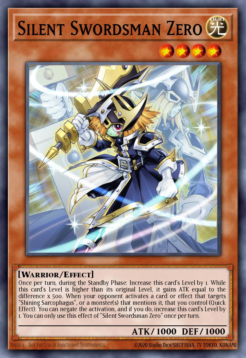 (002) YuGiOh TCG LEDE: Legacy of Destruction Single: Silent Swordsman Zero (V.2 - Quarter Century Secret Rare)  Quarter Century Secret Rare