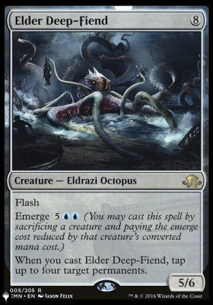 (085) Magic The Gathering The List Single: Elder Deep-Fiend  Rare