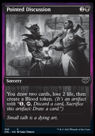 (393) Magic The Gathering Innistrad: Double Feature Single: Pointed Discussion  Common