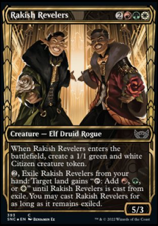 (393) Magic The Gathering Streets of New Capenna: Extras Single: Rakish Revelers (V.2) Holo Common