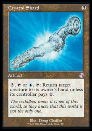 (393) Magic The Gathering Time Spiral Remastered: Extras Single: Crystal Shard  Time Shifted