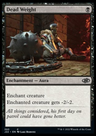 (393) Magic The Gathering Jumpstart 2022 Single: Dead Weight  Common