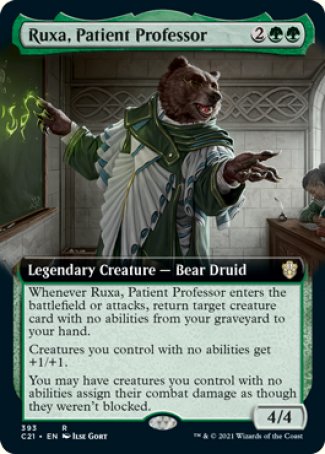 (393) Magic The Gathering Commander: Strixhaven: Extras Single: Ruxa, Patient Professor  Rare