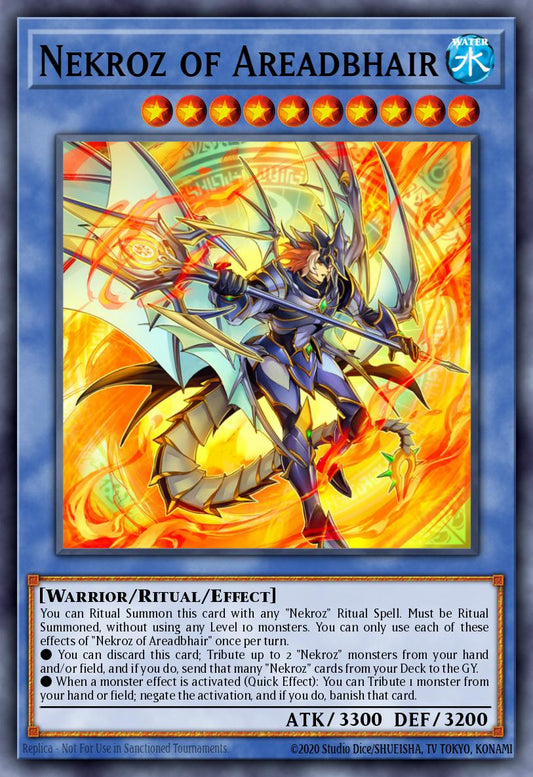 (135) YuGiOh TCG BLMM: Battles of Legend: Monster Mayhem Single: Nekroz of Areadbhair  Secret Rare