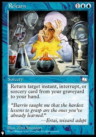 (000) Magic The Gathering The List Single: Relearn  Uncommon