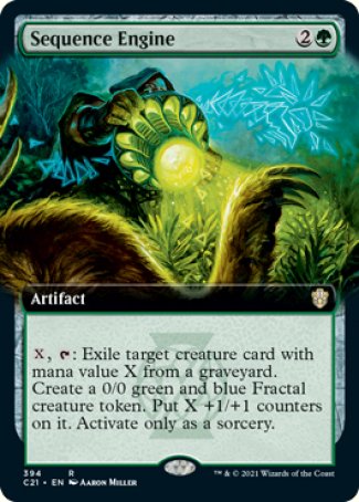 (394) Magic The Gathering Commander: Strixhaven: Extras Single: Sequence Engine  Rare